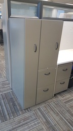 [#D19-32] Metal Cabinet - Combination tower