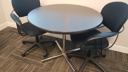 [#C5-44] Round Table - Wood, metal