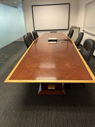 [#C6-19]  18' Conference Room Table (3 bases)