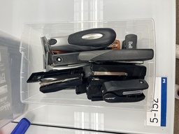 [#I2-135] Box of staplers, with staples