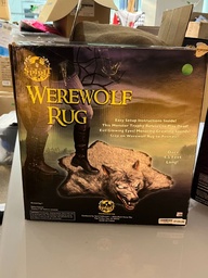 [#00-61] Werewolf Rug animatronic Halloween décor 