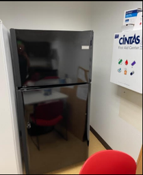 [#G10-22] BLACK FRIDGE 