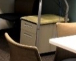 [#D16-3] Beige Pedestal with Fabric Top (varying colours)