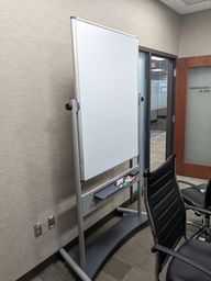 [#F8-27] mobile whiteboard, casters (4'x2'x8')