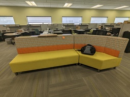 [#B7-173] modular collaborative sofa w/ bar on back