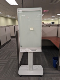 [#F2-186] mobile glass smartboard (2'x2'x6')