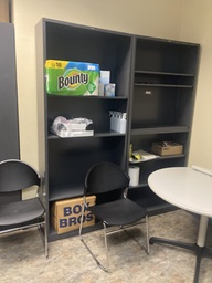 [#D4-18] Grey Storage Bookcases