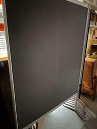 [#A8-22] Fabric Standing Screens/ 4'w X 6'H (dark Grey)