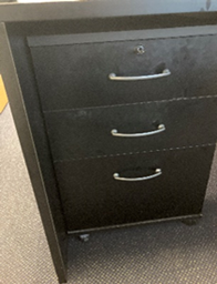 [#D17-40] Black Wood Pedestal, 18x18x28"