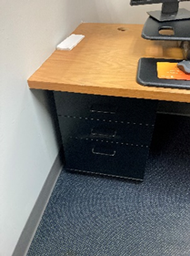 [#D16-54] Black Wood Pedestal, 20x18x27"