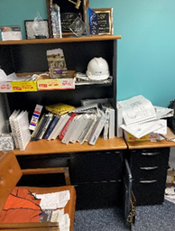 [#D28-64] Cabinet, with Overhead, 43x24x66"