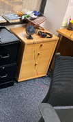[#D17-90] Wooden Pedestal, 19x18x28"
