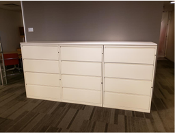 [#D10-4] 36" Wide 4H Lateral Cabinet