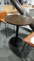 [#C11-31] Brown round table 