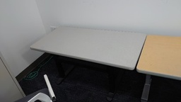 [#C19-35] Grey Action Laminates Desk