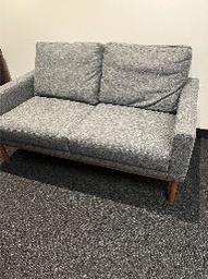 [#B6-45] Grey Love Seat