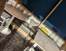 [#C5-19] Table, Dining, Marble, 32" x 48" x 29"