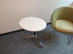 [#C11-84] Table, Laptop, White, 25" x 18" x 26"