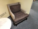 [#B12-191] Chair, Lounge, Brown, 38" x 30" x 34"