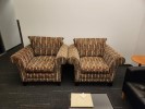 [#B12-206] Chair, Lounge, Brown, 36" x 36" x 33"