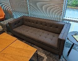 [#B7-257] Sofa, Grey, 81" x 33" x 27"