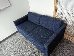 [#B7-260] Sofa, Blue, 81" x 31.5" x 31"