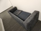 [#B7-263] Sofa, Black, 86" x 35" x 28"