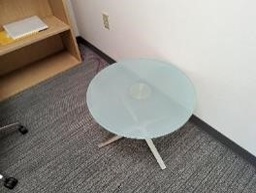 [#C5-337] Table, Meeting, Round/Square, White, 36" x 36" x 42"