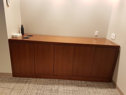 [#D5-51] Wood Credenza - 7'6"x2'6"
