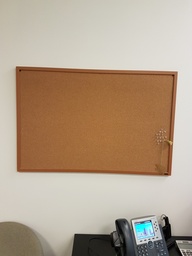 [#J4-70] Corkboard - 3'x2'