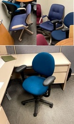 [#B13-2] Blue Task Chair