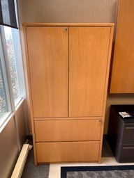 [#D18-5] Wooden 2-Drawer Cabinet