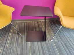 [#C11-20] Black Side Table - 18"15"x25"