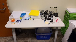 [#C1-13] Mobile PC Table 24x16", White