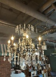 [#00-2] Glass chandelier | Skleněný lustr