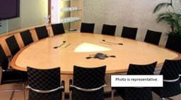 [#C8-132] 6'x12' triangle conference table