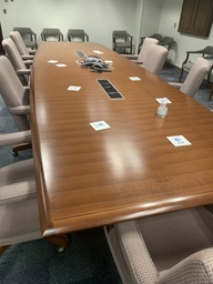 [#C6-58] LG wood conf table - 16'