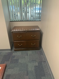[#D30-65] wood file cabinet - 2 drawer lateral