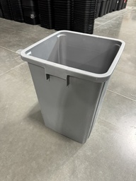 [#G4-889] Grey Square Trash Can