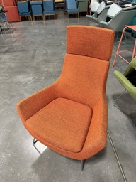 [#B12-908] Orange Cloth Chair