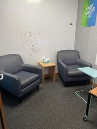 [#B12-49] Lounge Chair - blue silver