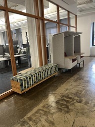 [#B2-59] Mobile Bench - green pattern