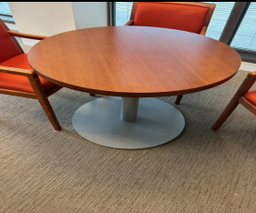 [#C5-12] Round wood table