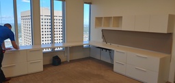 [#E6-19] XL Private Office 3 - White