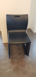 [#B4-44] Black Stacked Chairs