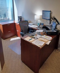 [#E7-15] Lh U-Desk 6’ X 11’ X 5’