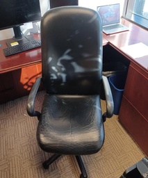 [#B13-88] Black Hi-Back Chair