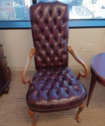 [#B8-90] Guest Maroon Chair