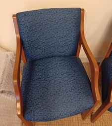 [#B8-115] Guest Blue Chair