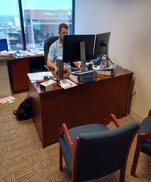 [#E7-152] Lh U-Desk 6’ X 9’